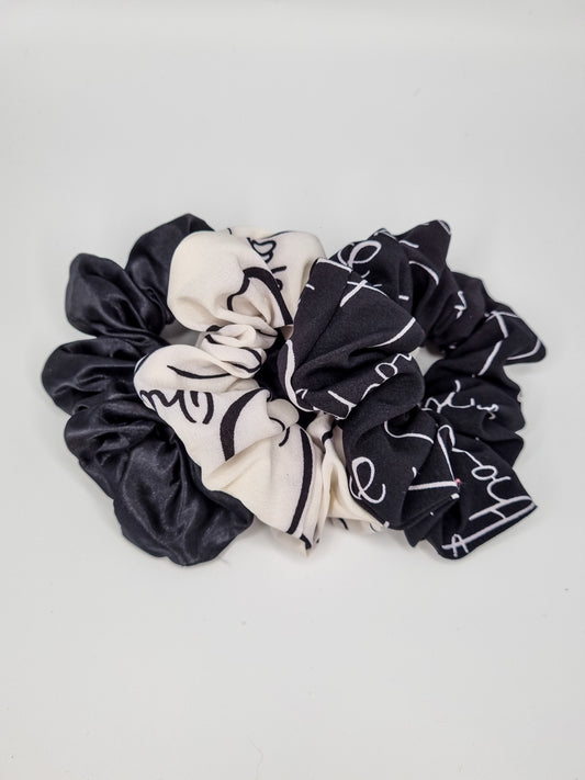 Abstract Scrunchie Set